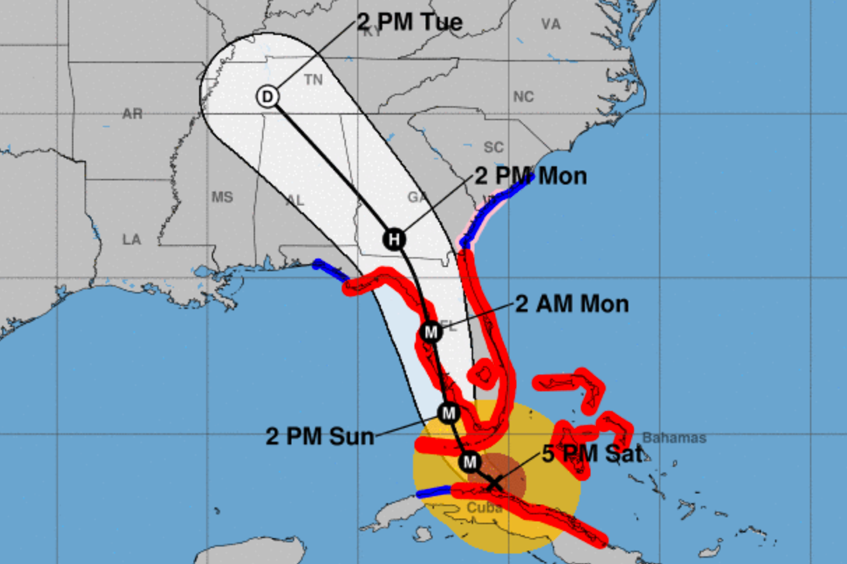 Hurricane Irma’s Path Shifts to Florida’s Southwest Coast