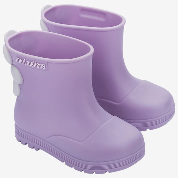 Mini Melissa Kids' Welly Bloomy Waterproof Rain Boot