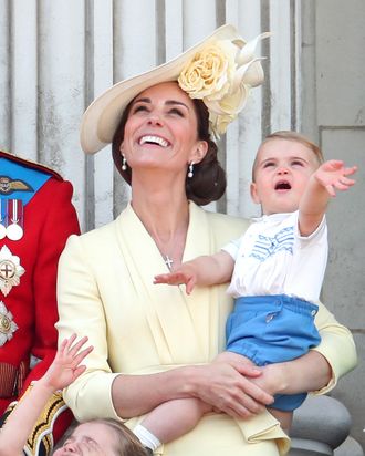Kate Middleton and Prince Louis at Trooping the Colour.