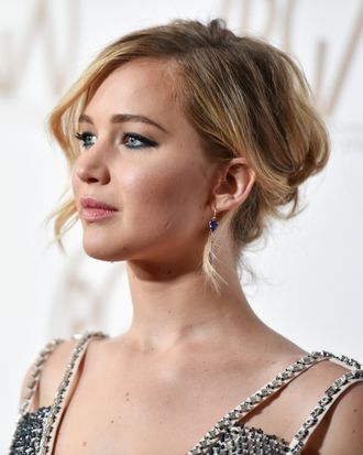 Jennifer Lawrence, a victim of last summer's nude photo leak.