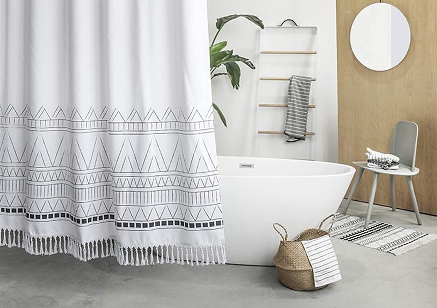 19 Best Shower Curtains 2022 The, What Are Hotel Shower Curtains Made Of