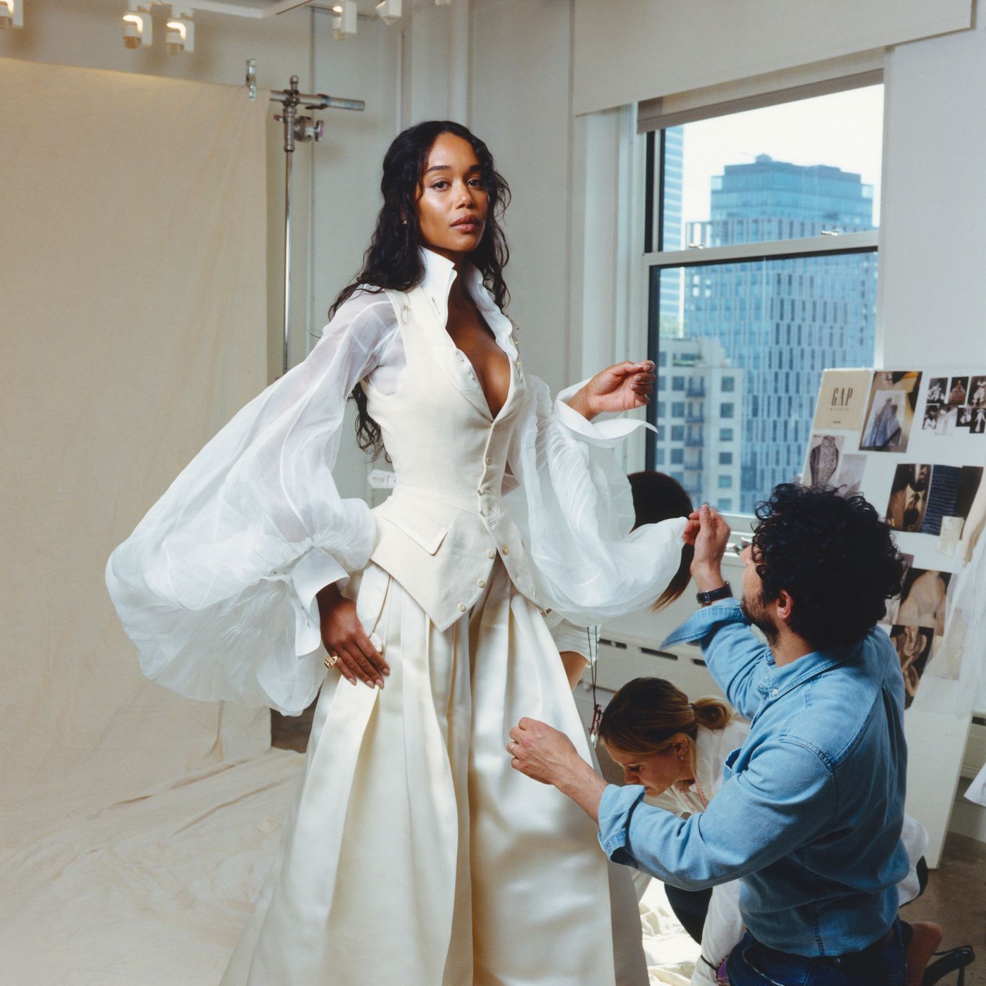 cute layered dresses Off Shoulder Ruffled Tulle Dress Color:Coastal Blue Tulle Fabric Color robe de mariée bustier dentelle Pooja Hegde keeps it