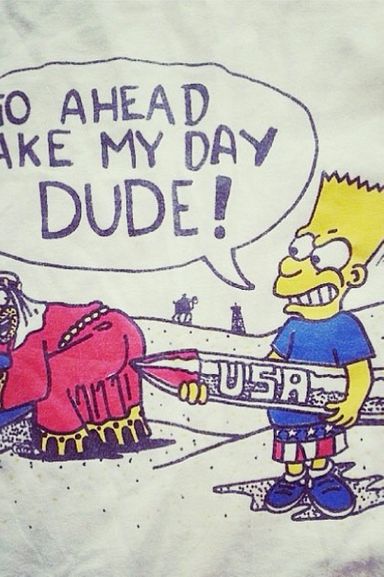 Revisiting ‘Simpsons’ Bartmania via Weird Knockoff T-shirts