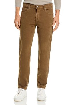 7 For All Mankind Slimmy Moleskin Slim Straight Fit Jeans