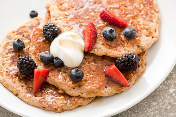 Quinoa buttermilk pancakes