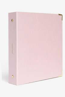 Russell + Hazel Peony Bookcloth Mini 3 Ring Binder