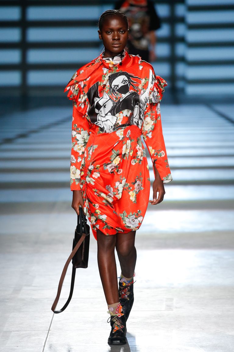 Orange Was a Standout Color Trend at London Fashion Week