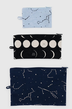 Flat Pouch Set - Night Sky