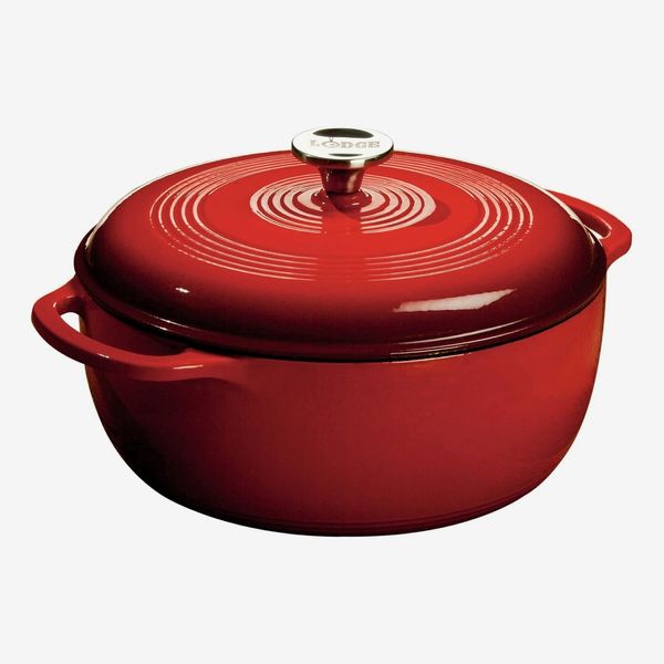 Lodge 6-Quart Enameled Cast Iron Dutch Oven