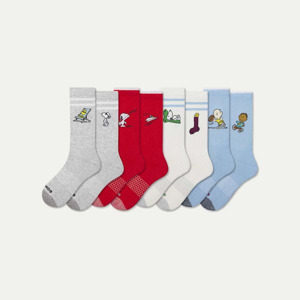 Peanuts x Bombas Adult Calf Sock 4-Pack