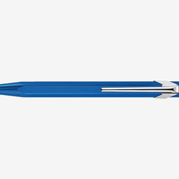 Caran D'Ache Metal Ballpoint Pen, Blue