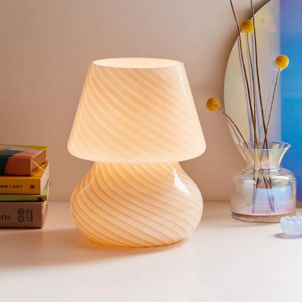 Urban Outfitters Ansel Glass Table Lamp