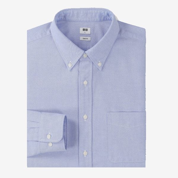 Uniqlo Men’s Slim-Fit Oxford Long-Sleeve Shirt