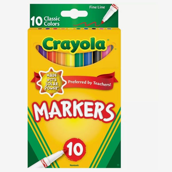 Crayola Fine Line Markers, 10 Count