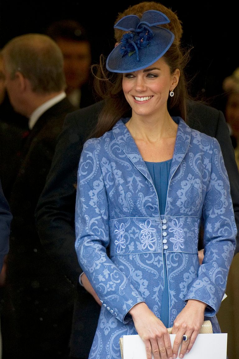 WINDSOR, UNITED KINGDOM - JUNE 12:  Prince William, Duke of Cambridge and Catherine, Duchess of Cambridge leave with other members of the royal family after a church service to mark Prince Philip’s 90th birthday on June 12, 2011 in Windsor, England. (Photo by Carl Court - WPA Pool/Getty Images)