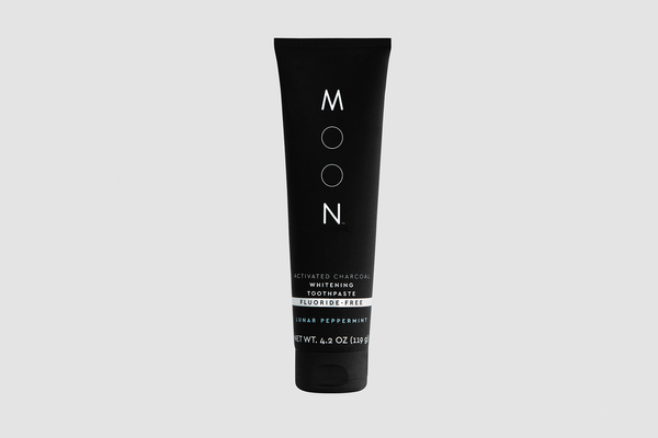 Moon Activated Charcoal Whitening Toothpaste Fluoride-Free Lunar Peppermint Flavor