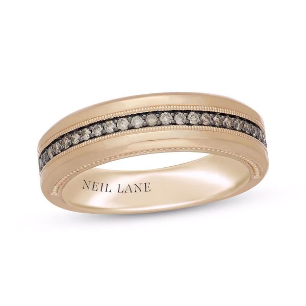 Neil Lane Desert Diamonds Men's Three-Row Wedding Band