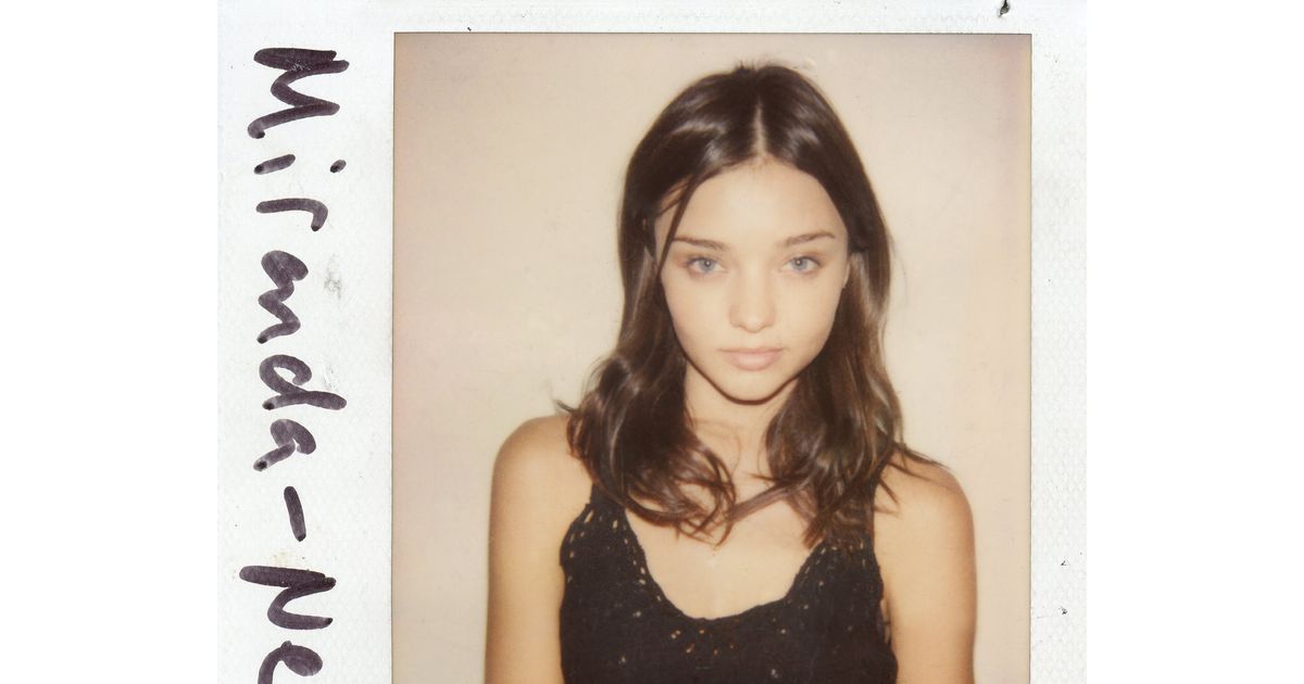 See Really Old Polaroids of Candice Swanepoel, Miranda Kerr, and More