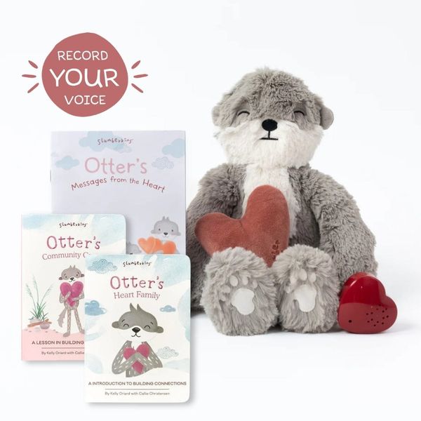Slumberkins Messages From The Heart: Recordable Otter Connection & 2-Book Set