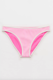 Aerie Ribbed Full-Coverage Classic Bikini Bottom