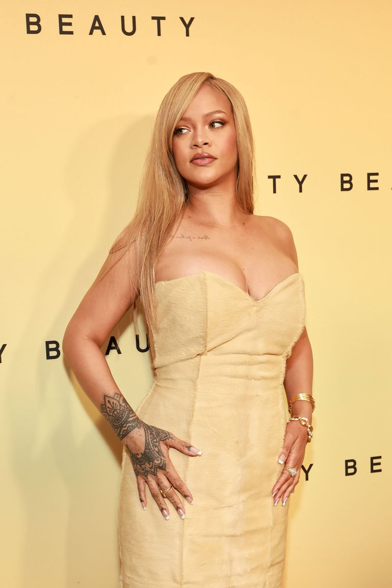 Rihanna Celebrates New Product Launch For Her Fenty Beauty Brand In Los Angeles, California