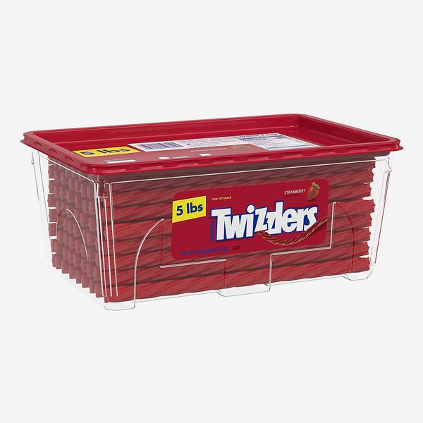 Twizzlers Licorice Candy, Strawberry, 5 lb.