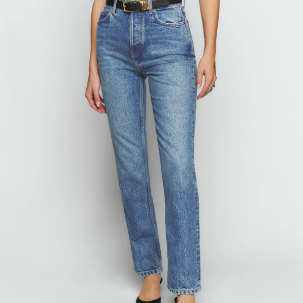 Reformation Cynthia High-Rise Straight Jeans