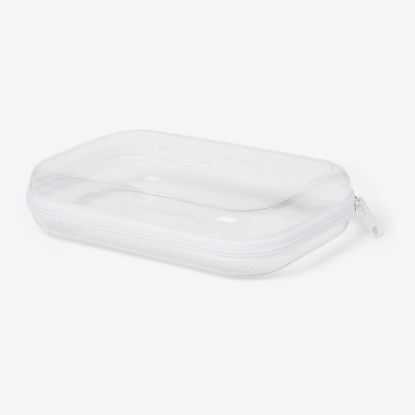 up&up Hard Sided Zipper Pencil Case Clear