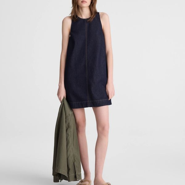 Madewell Denim Mini Shift Dress