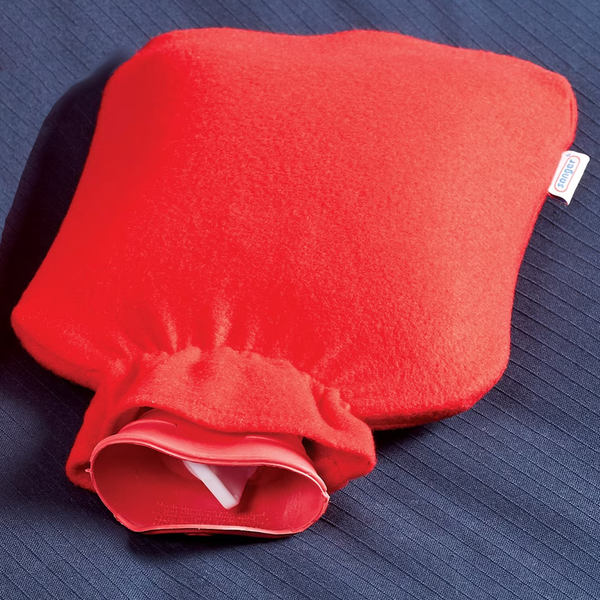 Rubber Hot Water Bottle With Fleece Cover