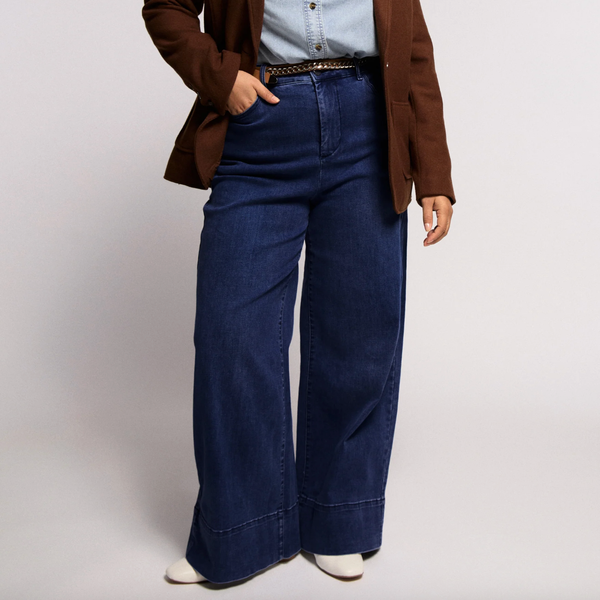 Universal Standard Carrie High Rise Wide Leg Jeans