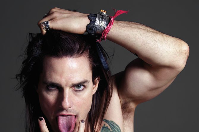 Tom cruise as Stacee Jaxx from Rock of Ages  Tom cruise Tattoos Body  tattoos