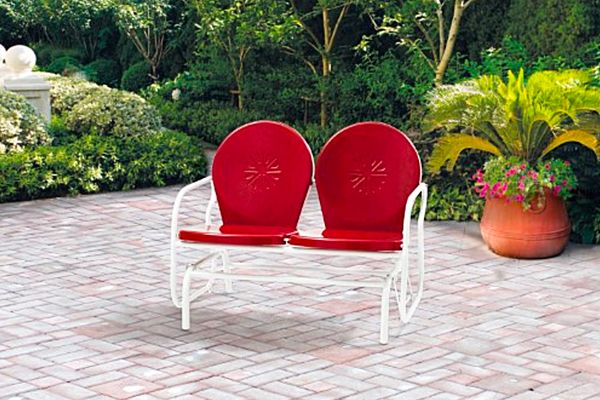 Mainstays Retro Metal Glider