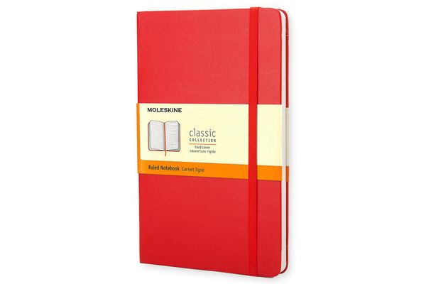 Moleskine Classic Ruled Notebook (Scarlet)