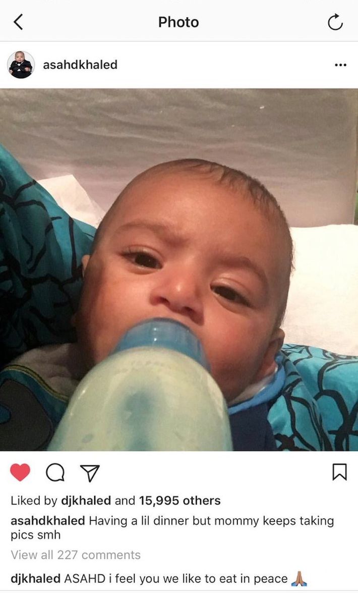 DJ Khaled’s Love of His Son, Asahd, Is a Meme Now