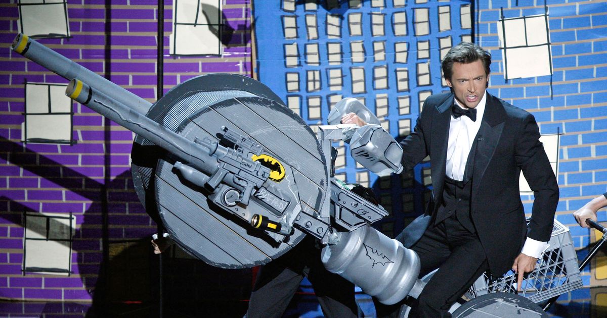 Hugh Jackman and Wife Dance Next to Cardboard Cutout of Ryan Reynolds