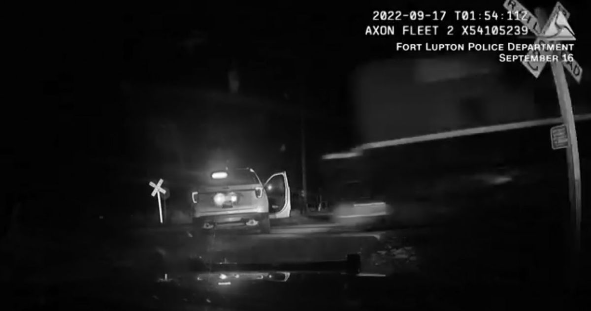 Train Hits Police Car With Woman Cuffed Inside in Colorado