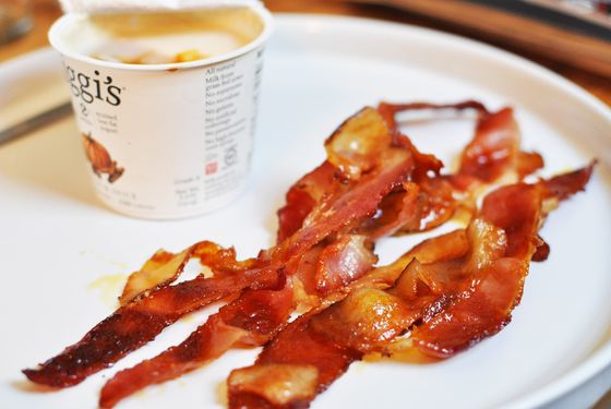 Lesson one: Never put pumpkin spice syrup directly onto spiced pumpkin yogurt. (Bacon is okay.)