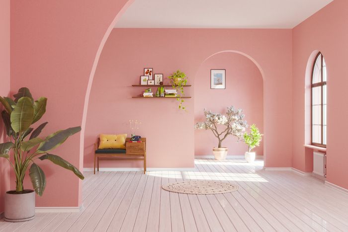 Millennial Pink Room - DESIGNBYGEMINI