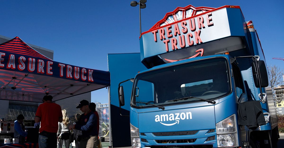 Amazon Treasure Trucks Show Up in Whole Foods Parking Lots