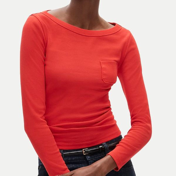 J.Crew Perfect-Fit Three-Quarter Sleeve T-Shirt