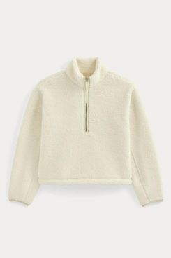 Everlane Reversible Teddy Half-Zip Pullover