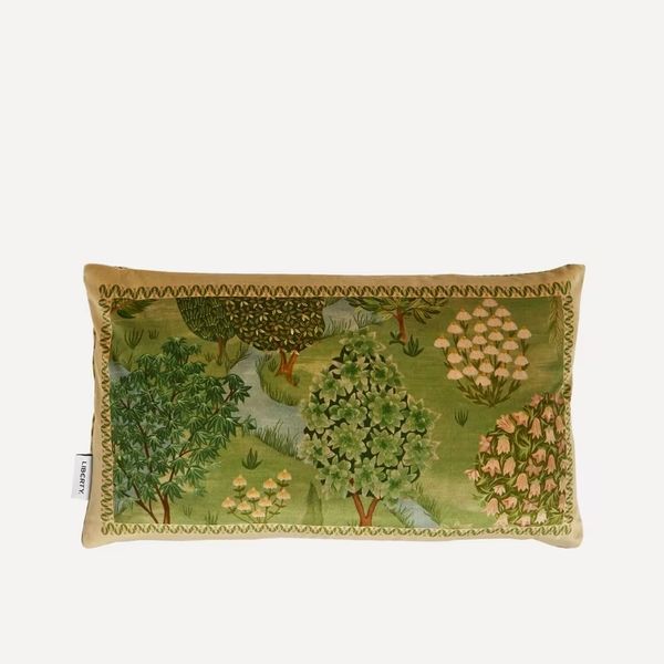 Liberty Persian Garden Rectangular Velvet Cushion