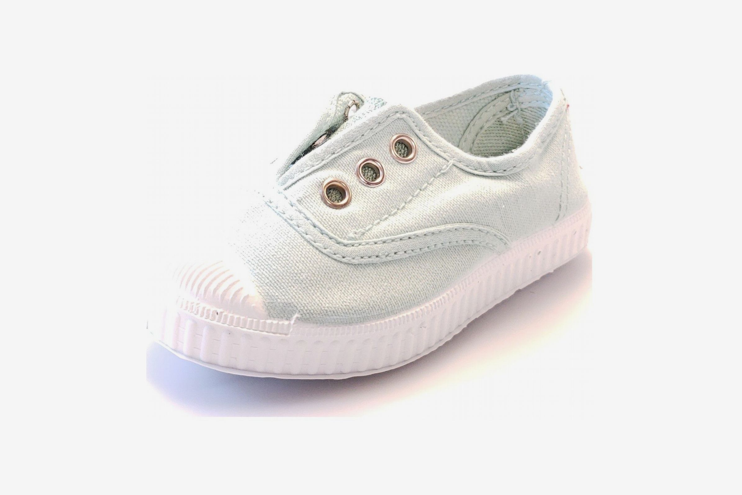 KaMiao Cute Toddler Flat Canvas Light Weight Laceless Slip-on Sneakers Walking Tennis Shoes School Shoes 