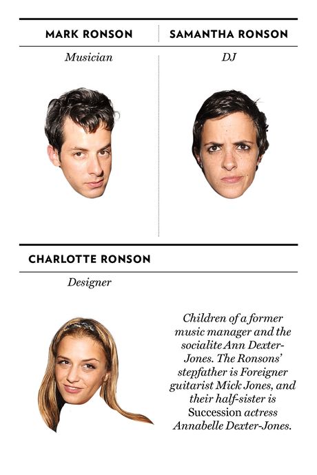 Mark Ronson, Samatha Ronson, Charlotte Ronson