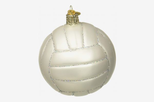 Old World Christmas Ornaments: Volleyball Glass Blown Ornament