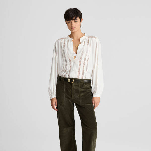 Madewell The Darted Barrel-Leg Utility Pant in Corduroy