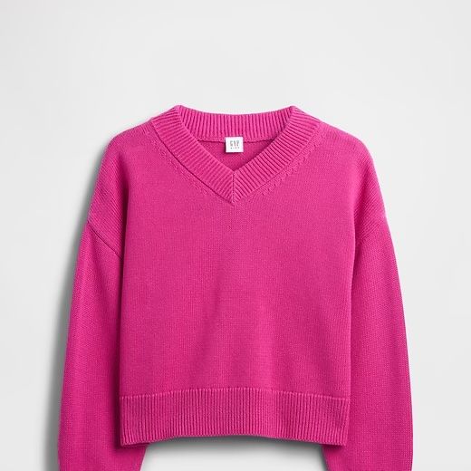 Gap Boxy V-Neck Sweater