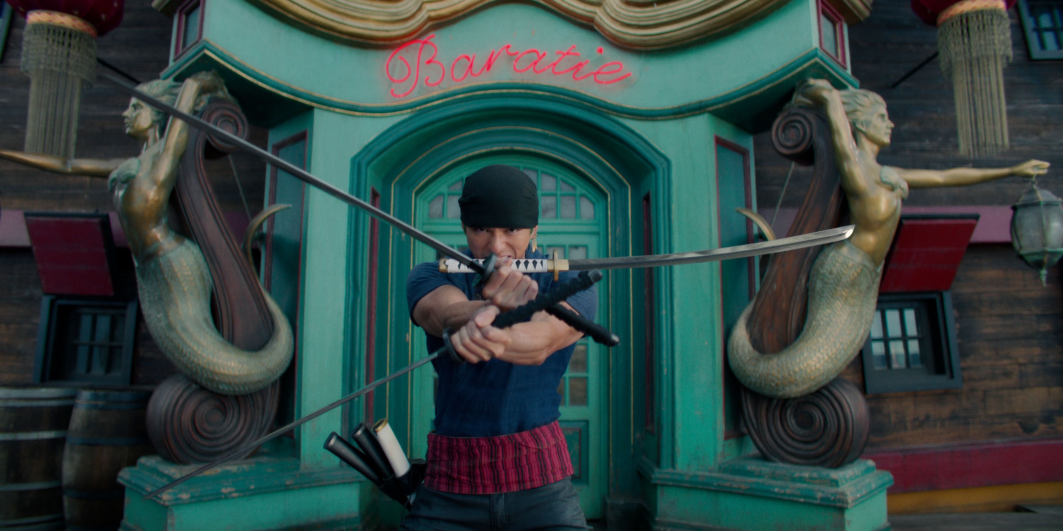 Netflix Changed One Little Detail From 'Zoro vs. Mihawk' Sword