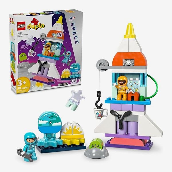 LEGO DUPLO 3-in-1 Space Shuttle Adventure Rocket Ship Building Set